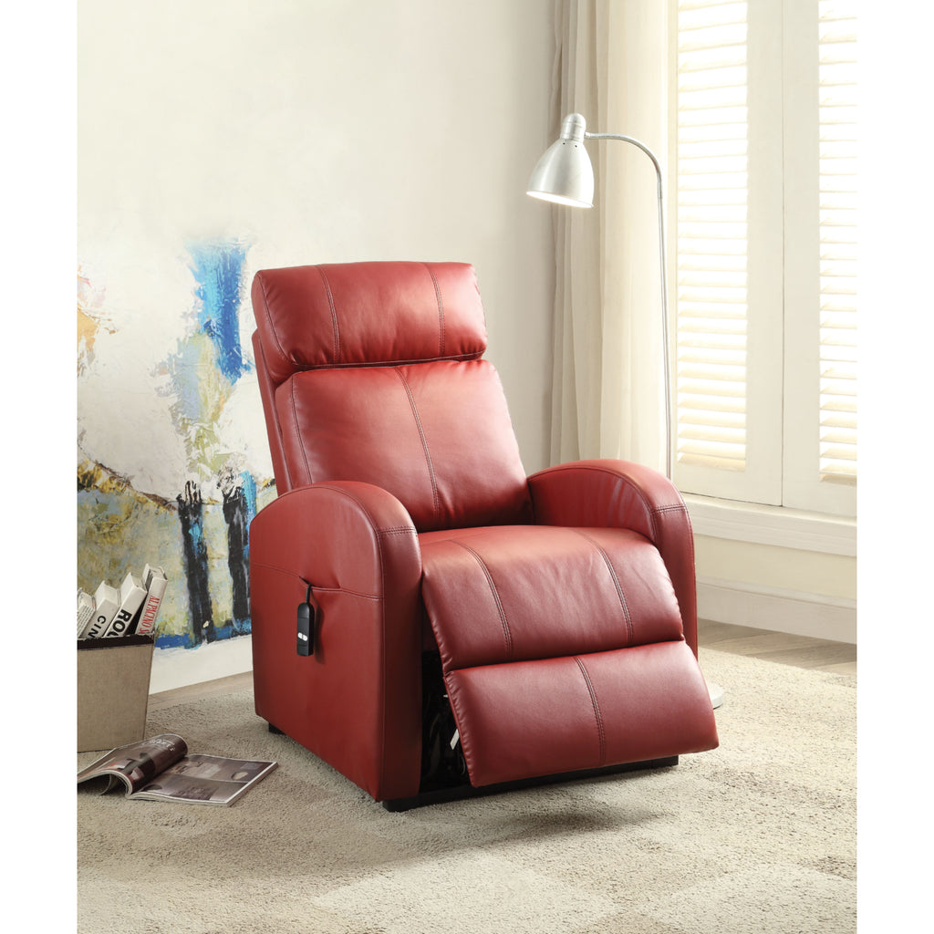 Red Power Lift Recliner O1716