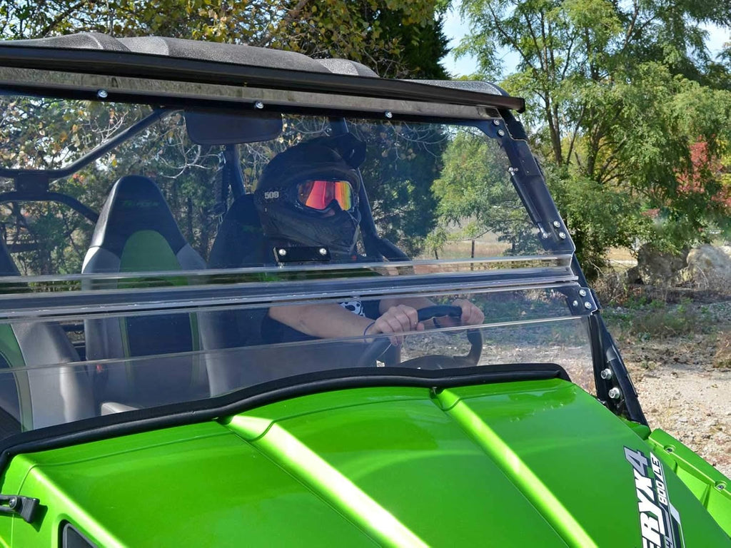 Flip Windshield for Kawasaki Teryx 4 750 / 800 / 4 800, 1/4 Thick Polycarbonate B453