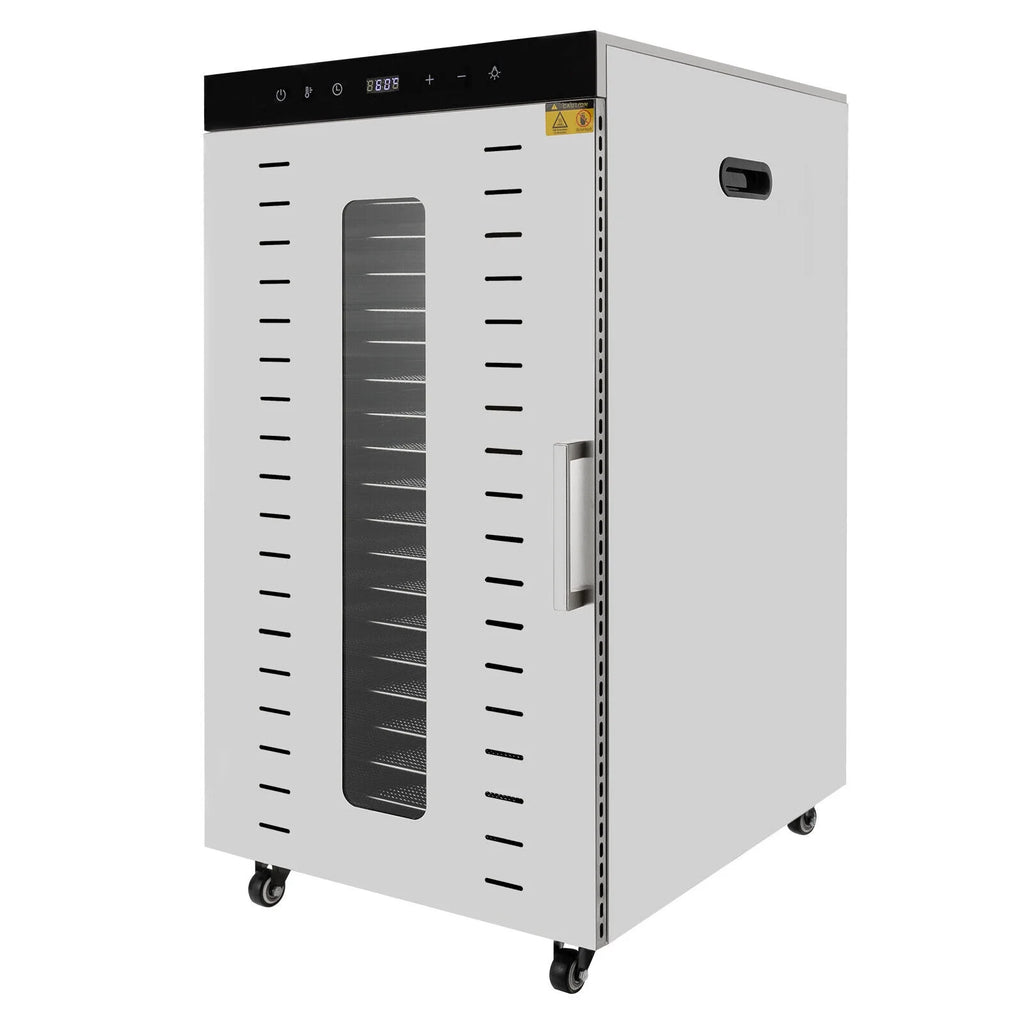 1700W Electric Food Dehydrator with Temperature Control 20 Stainless Steel Trays V663754