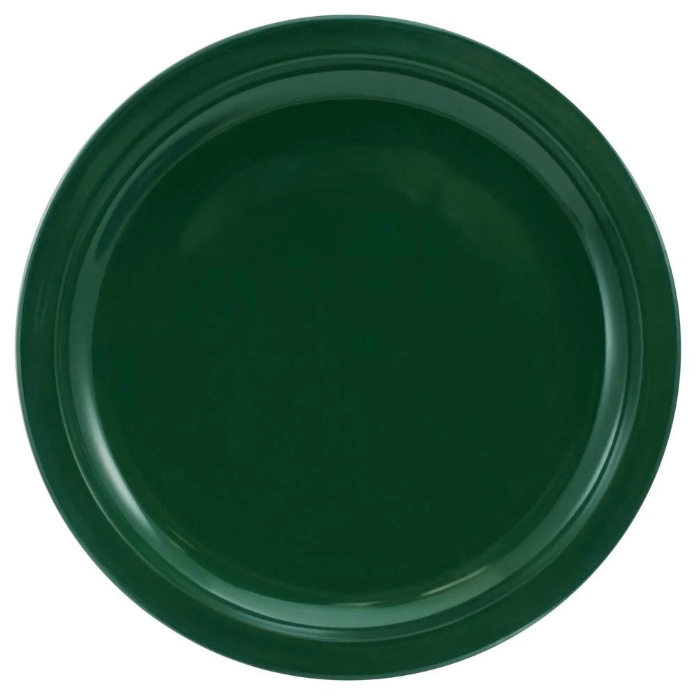 10 5/8x22 Round Ceramic Green Plate D922372