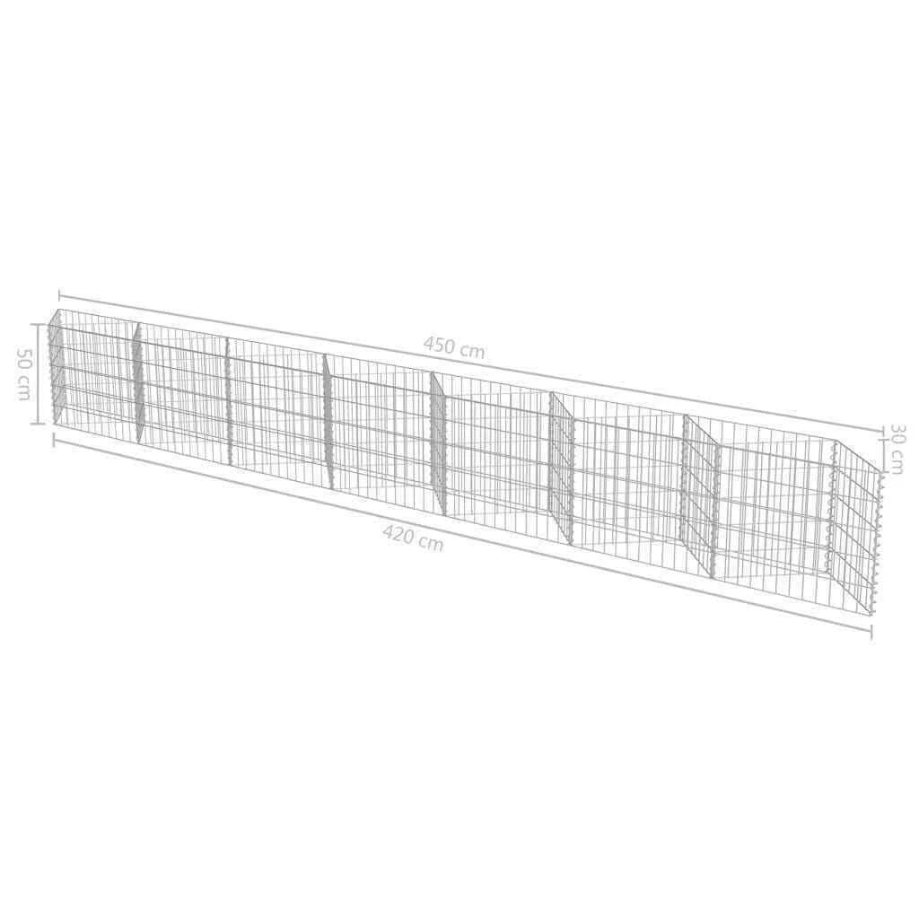 Galvanized Steel Gabion Wall W9377