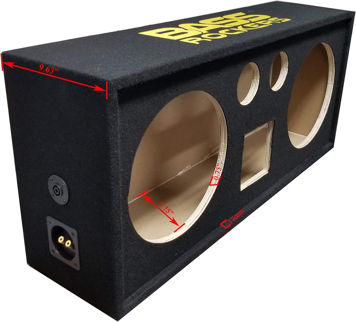 12 Speaker Enclosure Box with Spring Terminal U343484