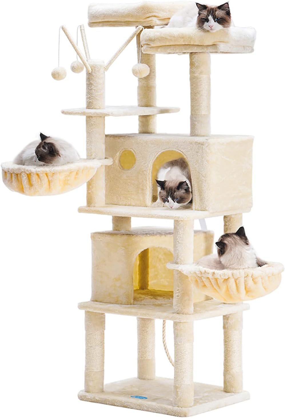 Light Grey Cat Tree with Scratching Posts G5999
