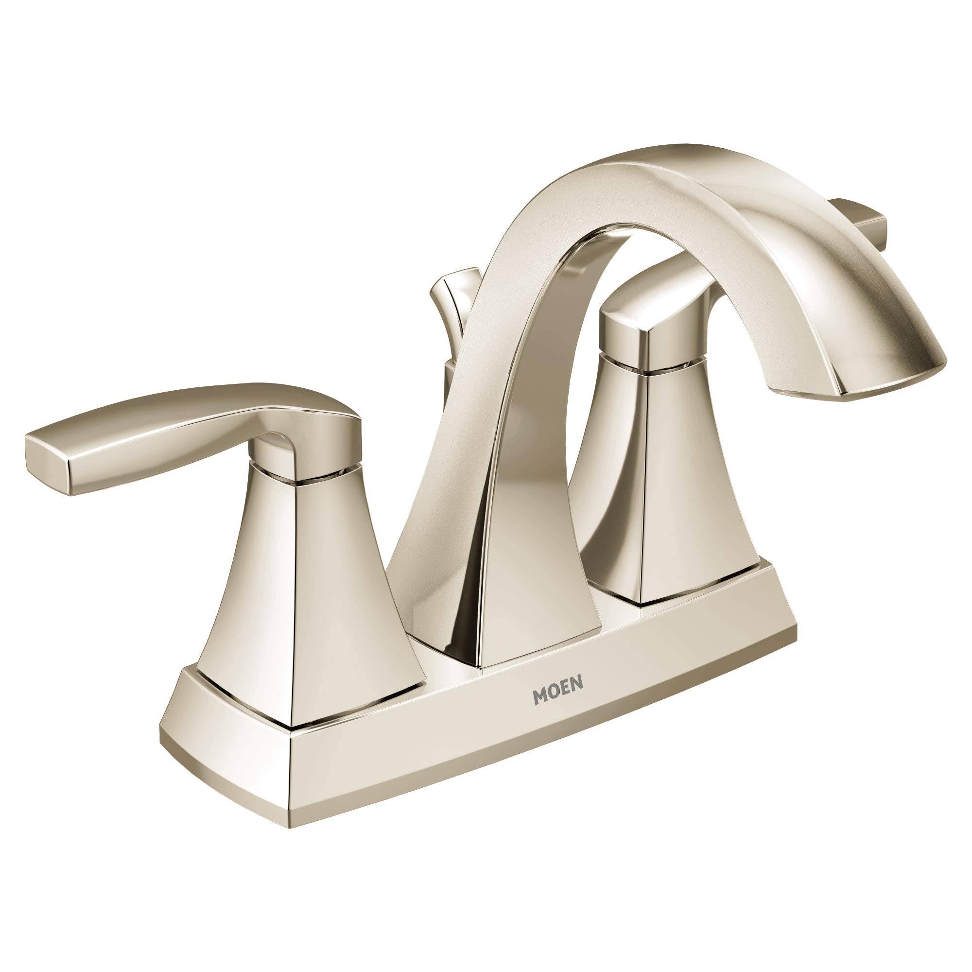 Polished Nickel Two-Handle Bathroom Faucet H8412