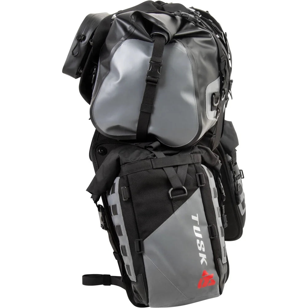 Rackless Luggage System with Medium Dry Duffel Tail Bag Heat Shield L39142