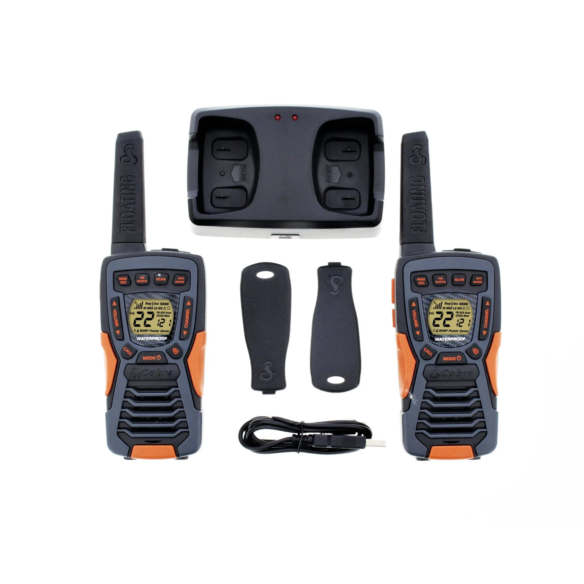 Floating Rechargeable Two-Way Radios (2-Pack) R5713