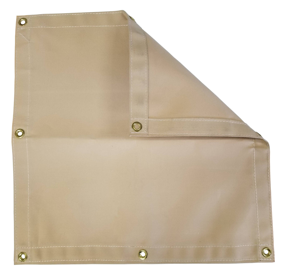 Tan 8' x 18' Polyester Canvas Tarp 14.5 oz. I2210