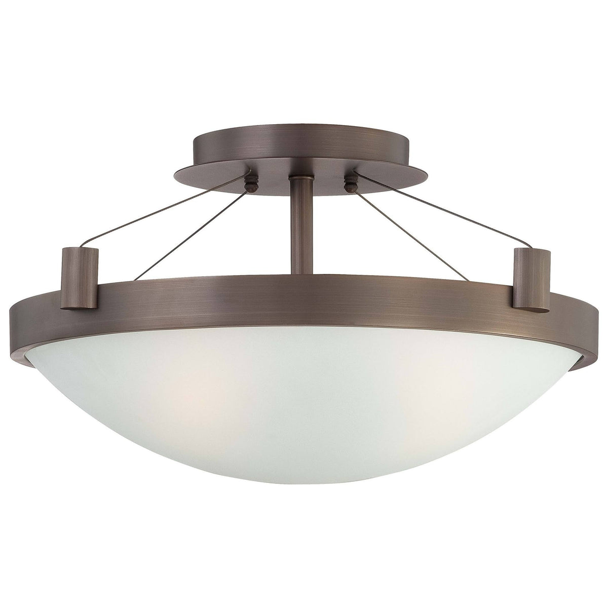 Suspended 3 Light Semi Flush Mount G520
