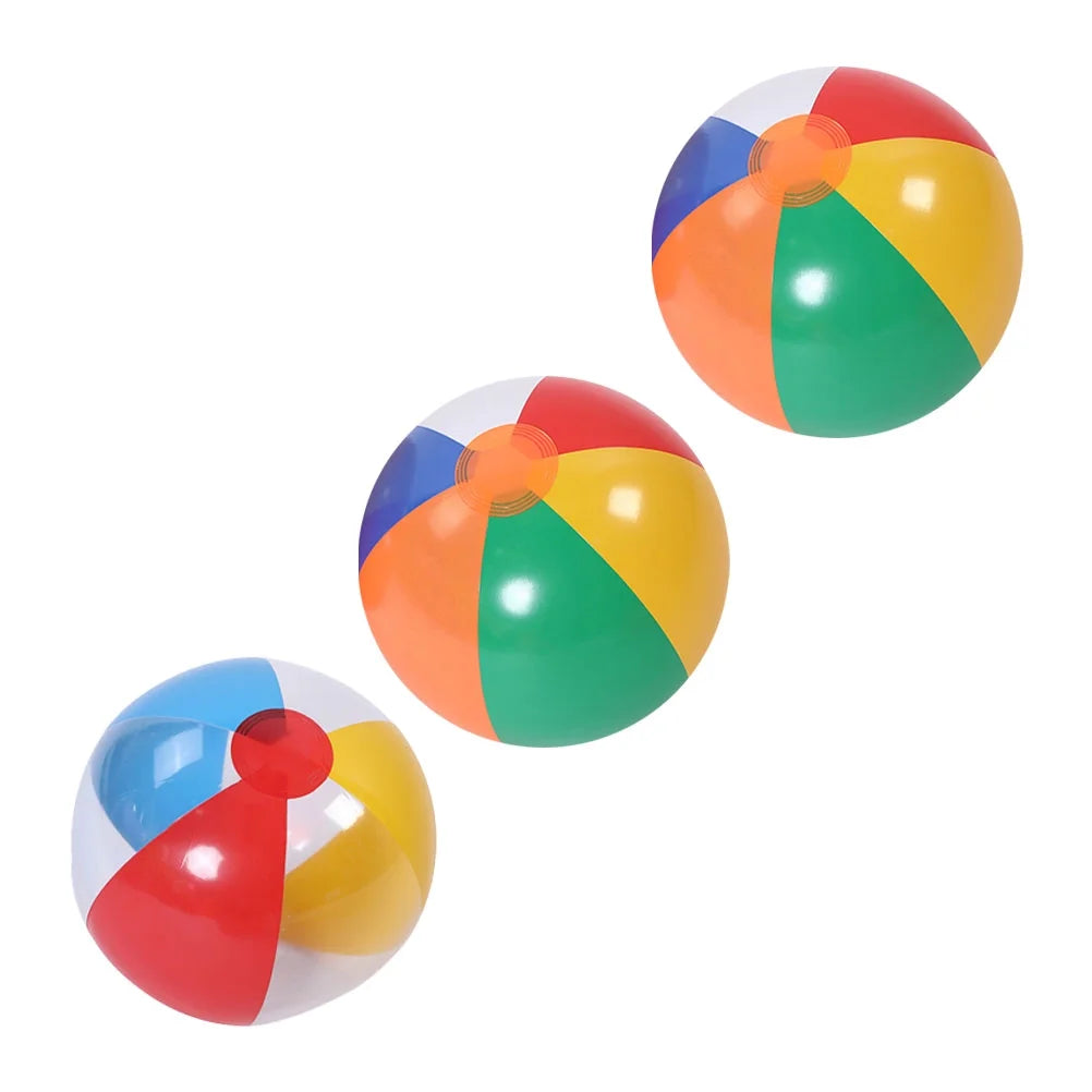 3Pcs Inflatable Beach Ball Pool Water Toy D409928