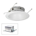 White 1500lm LED Round Baffle IC Recessed Kit D496473