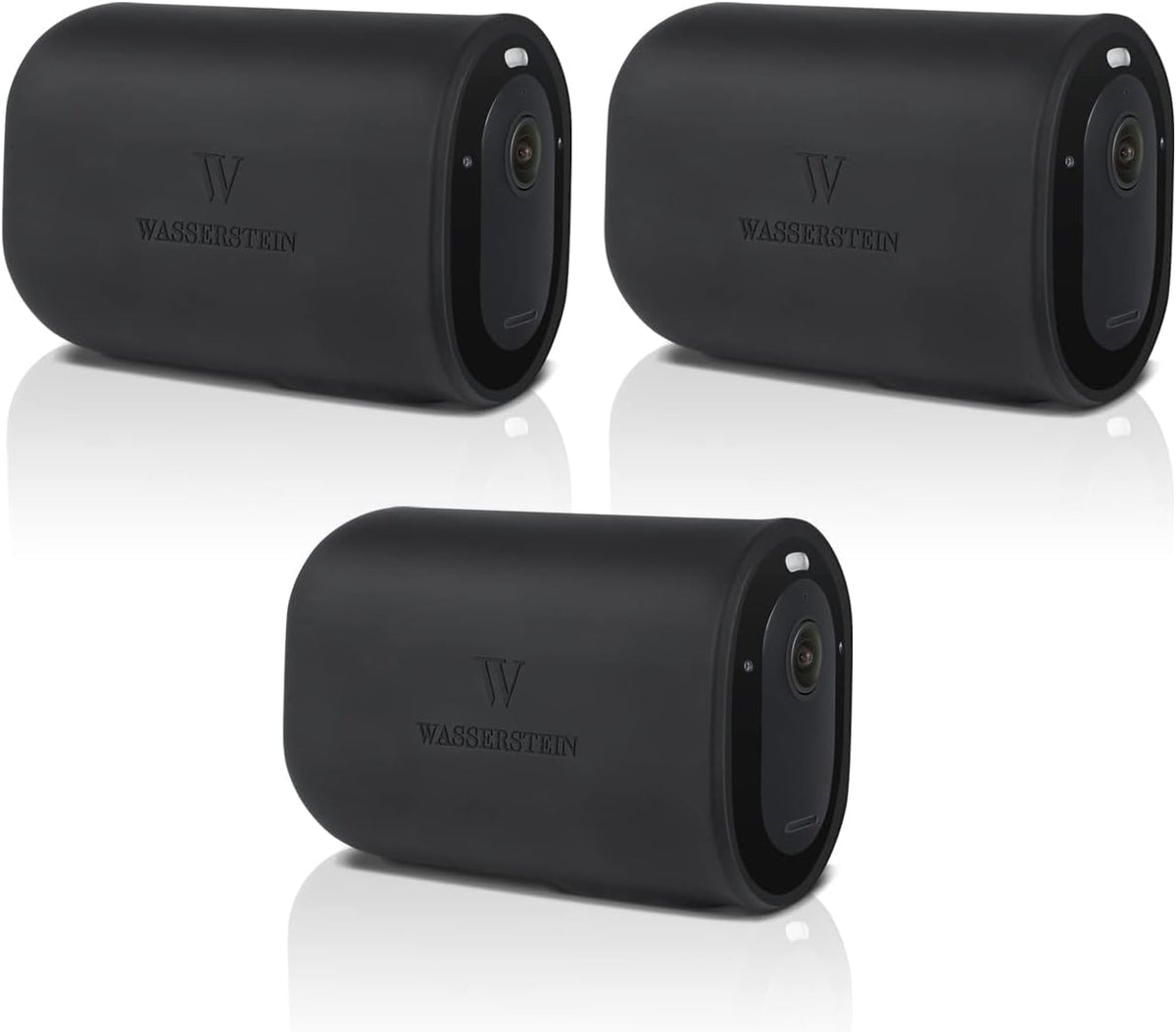 Black Silicone Waterproof Case 3 Pack F8060