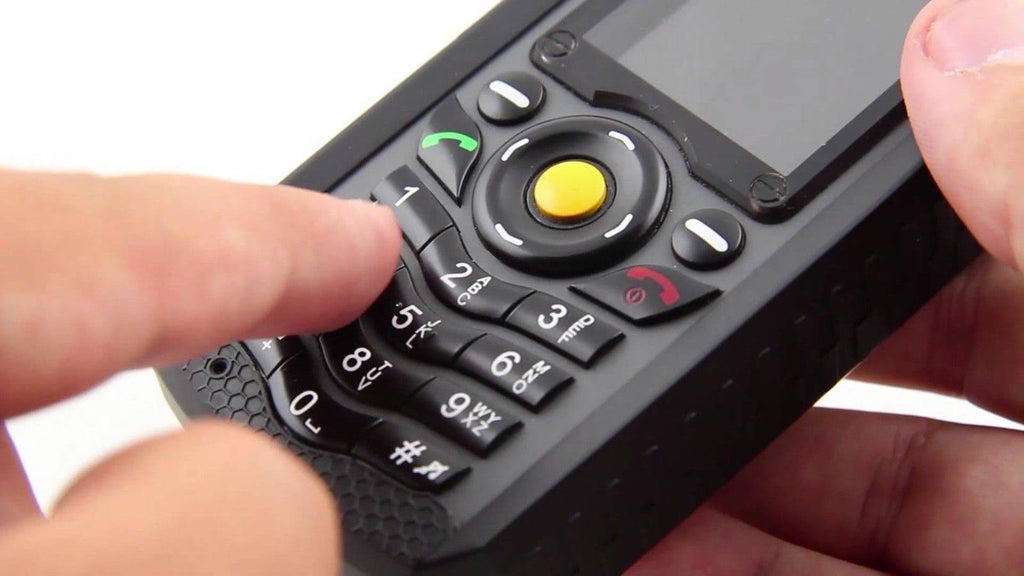 Black Unlocked GSM Dual SIM Phone Military Grade IP67 M802