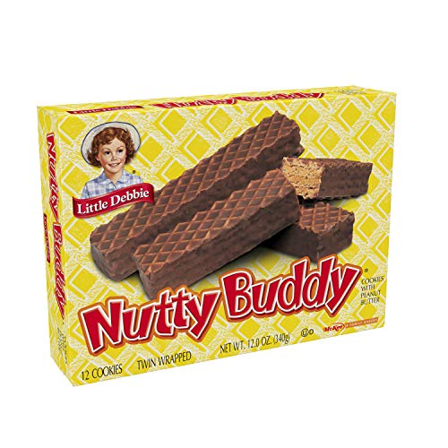 Chocolate Fudge & Peanut Butter Wafer Bars, 2.1 oz 50.4 Ounce (Pack of 24) L46447