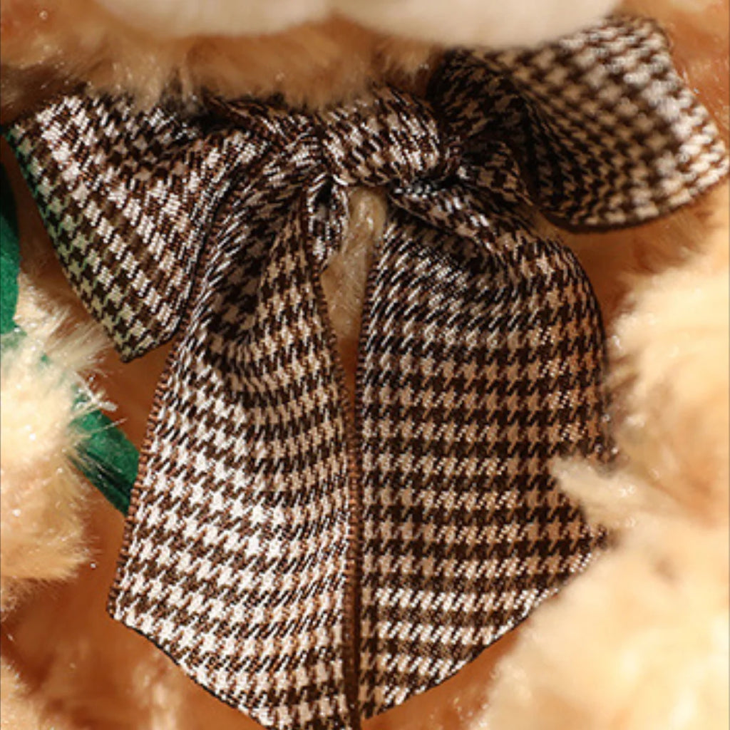 Dark Brown Roses Teddy Bear Plush Toy S6644