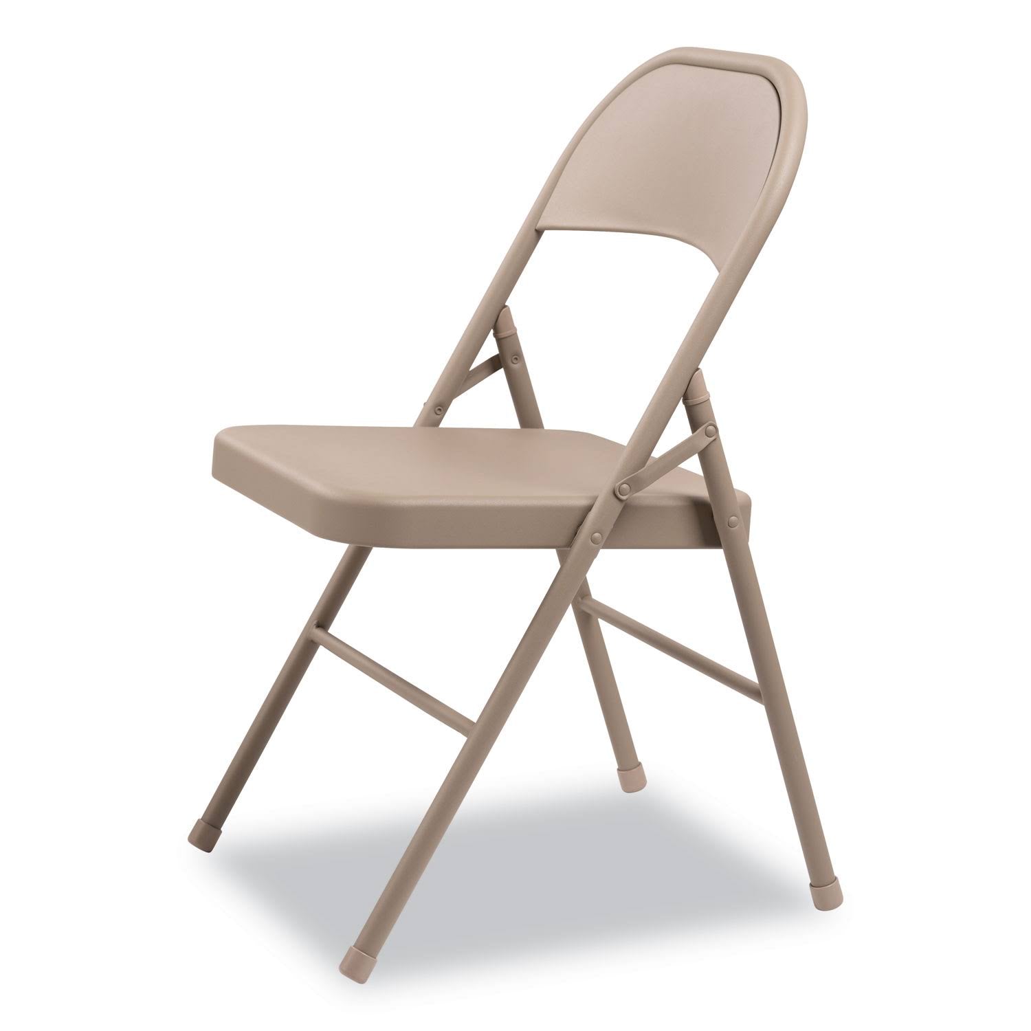 Tan Steel Folding Chair - 4 pack G2087