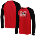 Red Atlanta Falcons Raglan Long Sleeve T-Shirt G2194