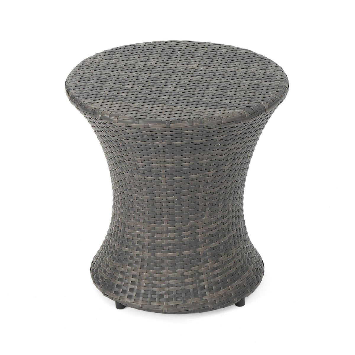 3PC Wicker Chat Set Gray U912312