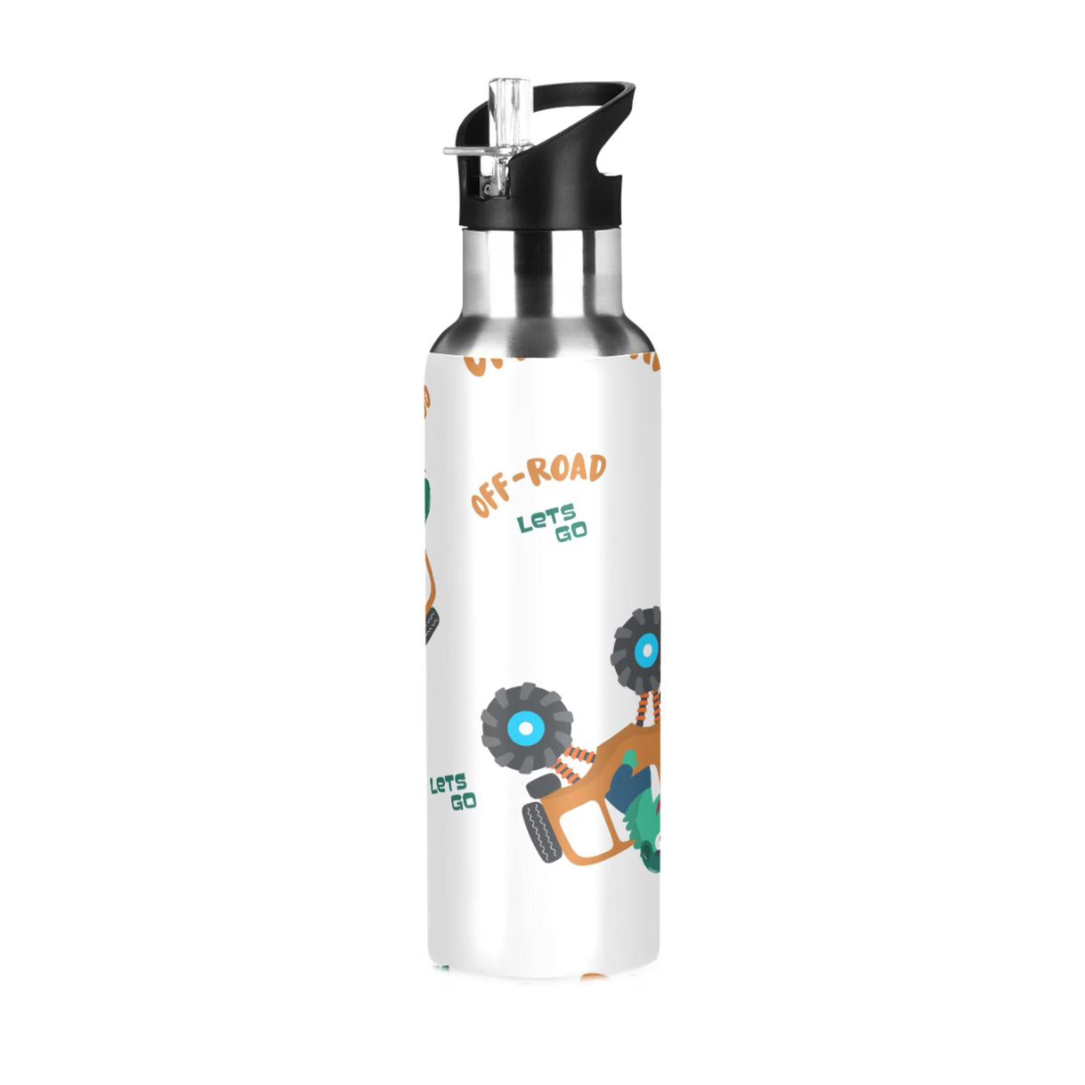 Stainless Steel Insulated Water Bottle with Straw Lid D844