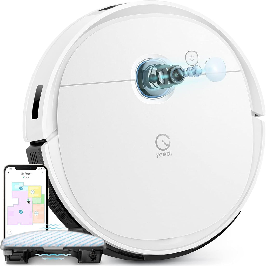 Robot Vacuum and Mop Combo, 3000Pa Suction, 240mins Runtime C568923