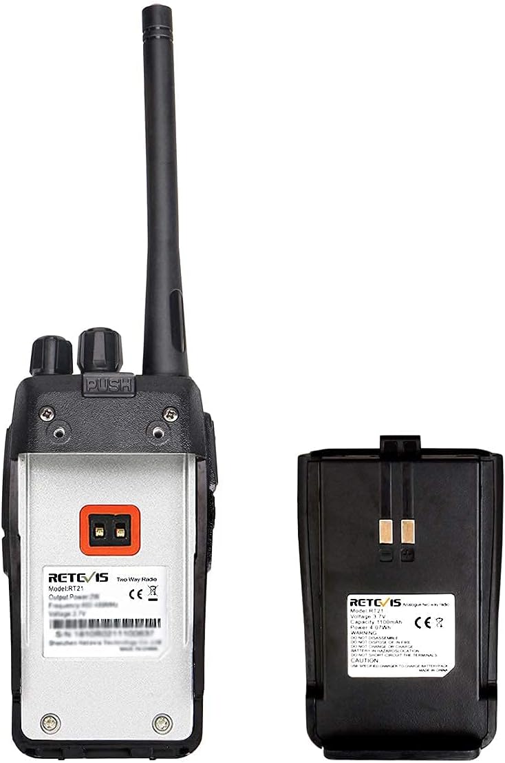 3000mAh Two Way Radios with Earpiece 16CH Handheld 4 Pack F258112