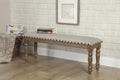 Oak Gray Bench O2116