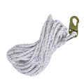 Galvanized Steel Snap Hook Safety Lifeline Rope Grab, 150 ft Vertical Cable T4101