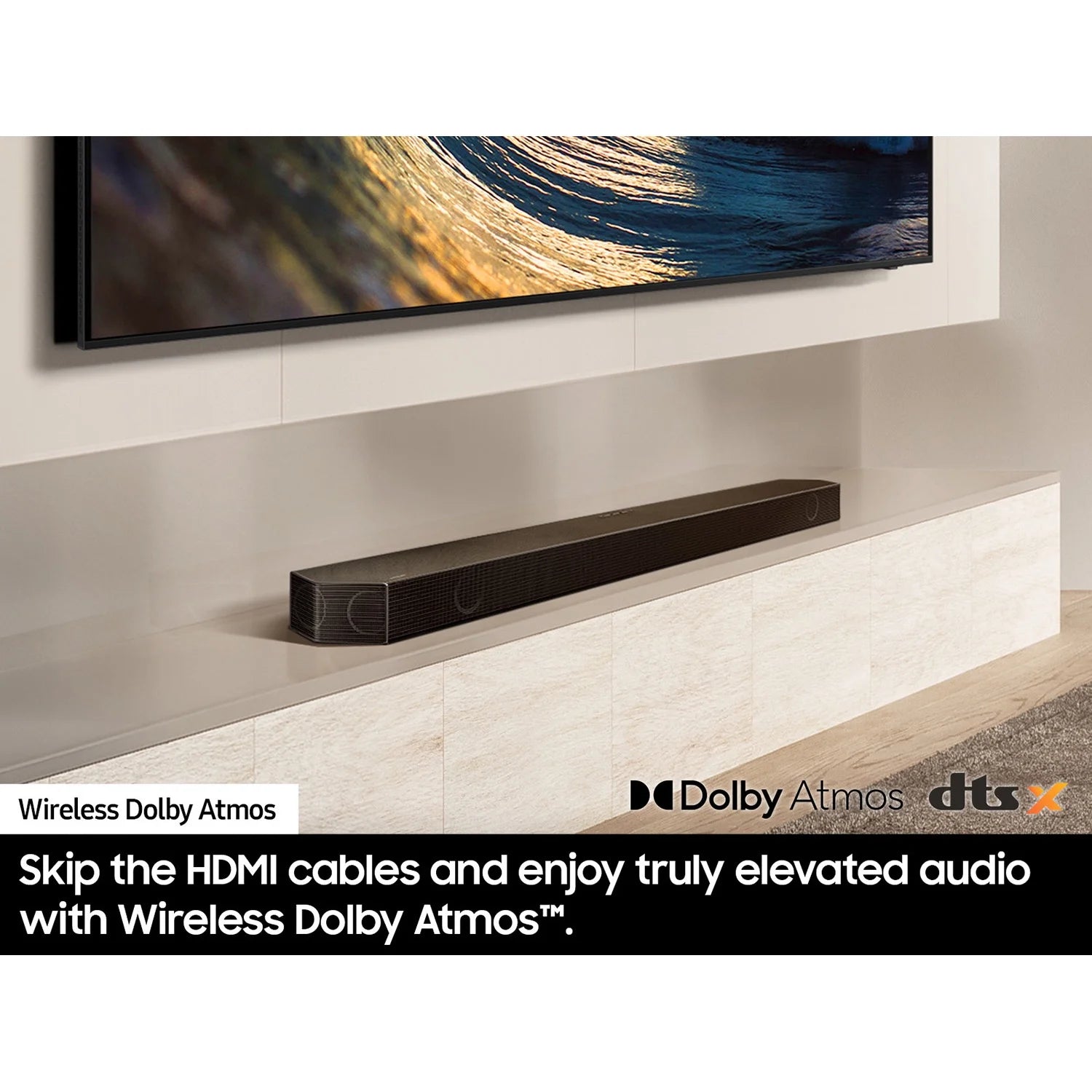 11.1.4ch Soundbar with Rear Speaker and Wireless Dolby Atmos Audio Y319392