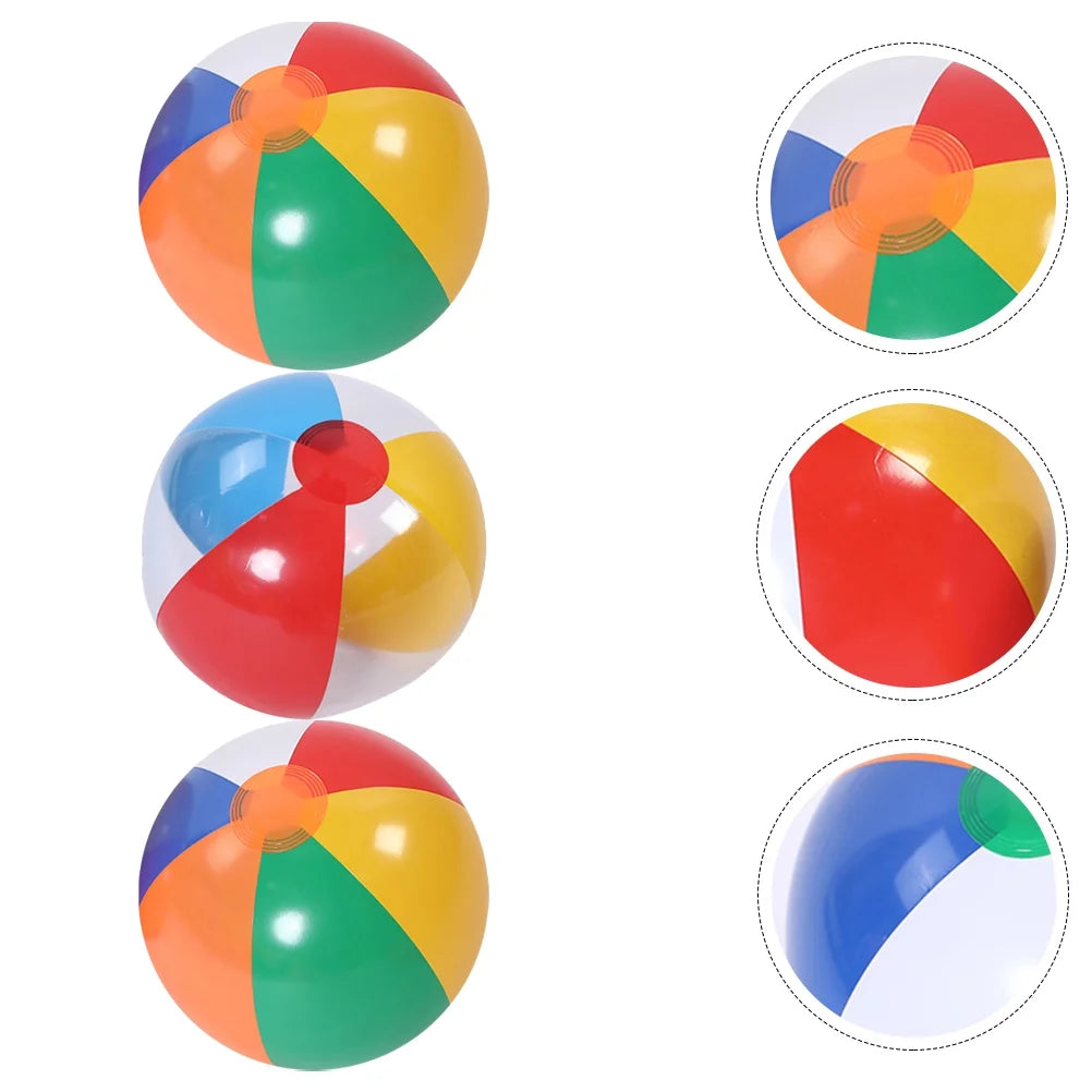 3Pcs Inflatable Beach Ball Pool Water Toy D409928