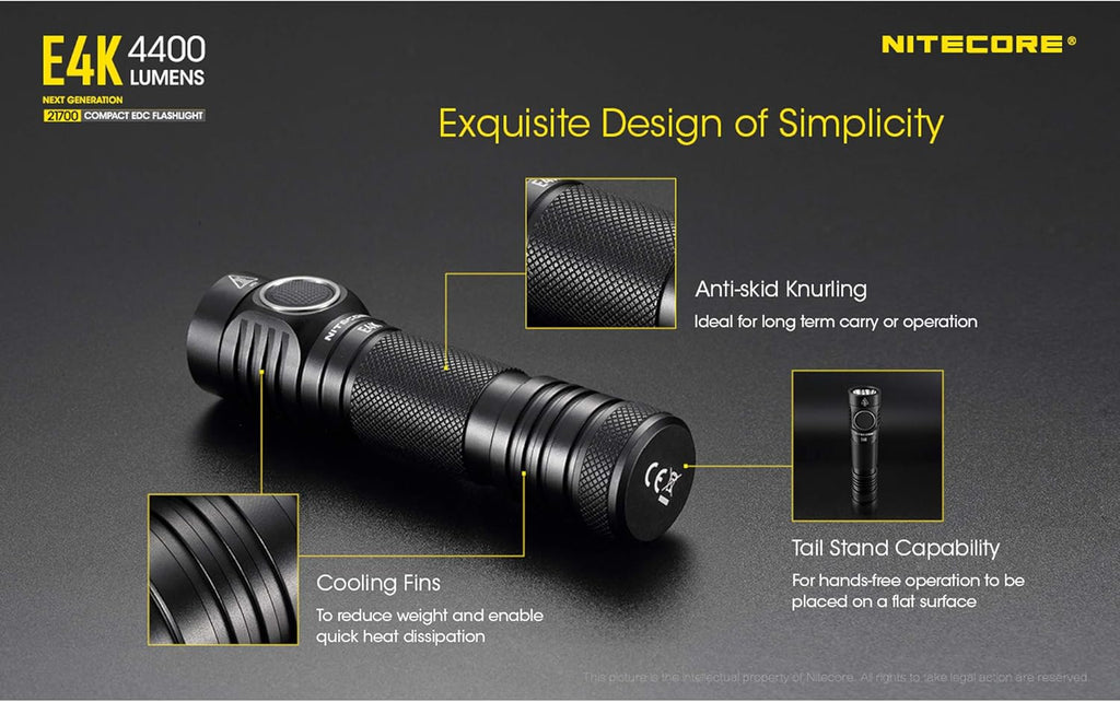 4400 Lumen EDC Flashlight with 5000mAh USB-C Rechargeable Battery O383599
