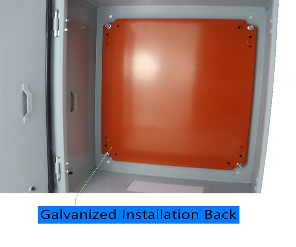 16'' x 16'' x 8'' Cold Rolled Steel Electrical Enclosure Box A5991