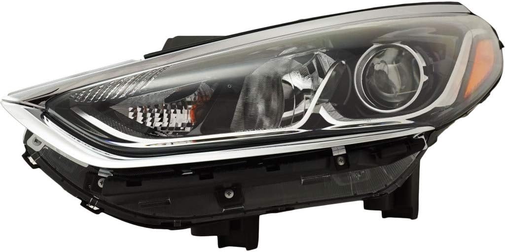 Headlight Assembly for Hyundai Sonata 2018 2019 Passenger Side Halogen A795