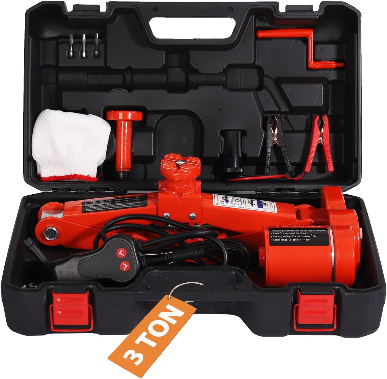 3 Ton Electric Car Floor Jack with Electric Wrench and Tire Inflator Pump T795