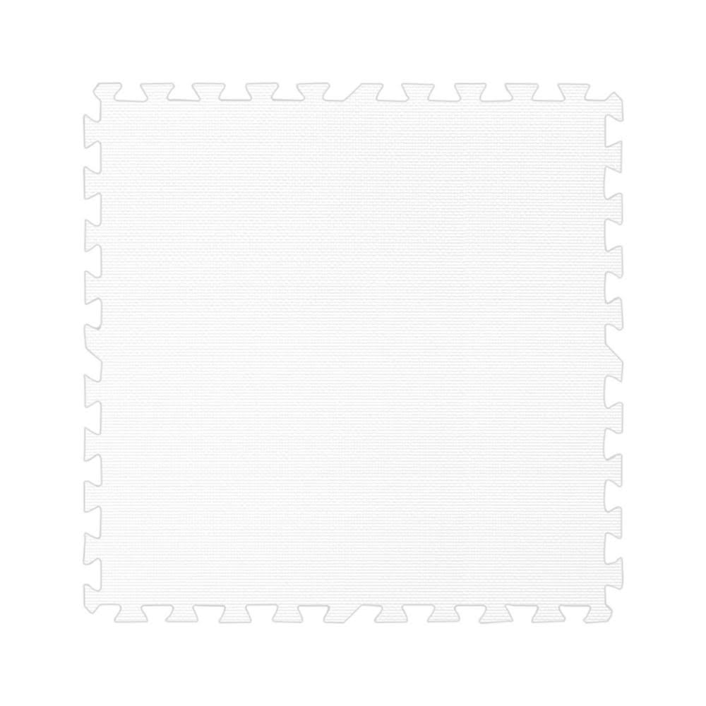 White 10 x 14 Eva Foam Interlocking Floor Set L53337