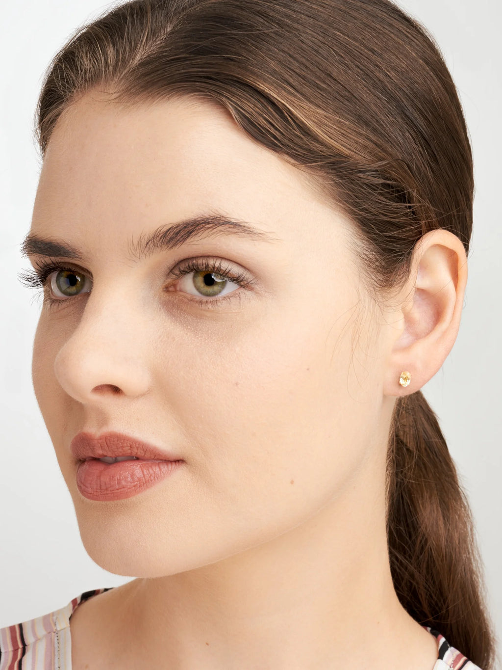 18K Gold over Sterling Silver Stud Earring Set A62540