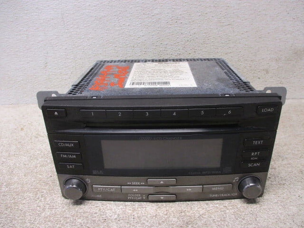 2008-2014 Subaru Impreza AM FM 6 Disc CD Radio Receiver J31062