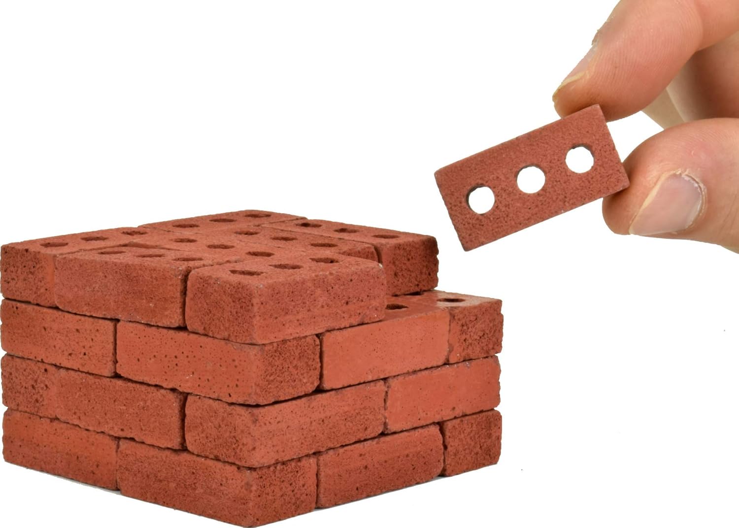 Mini Red Bricks, 1:6 Scale (160 Pack) G236