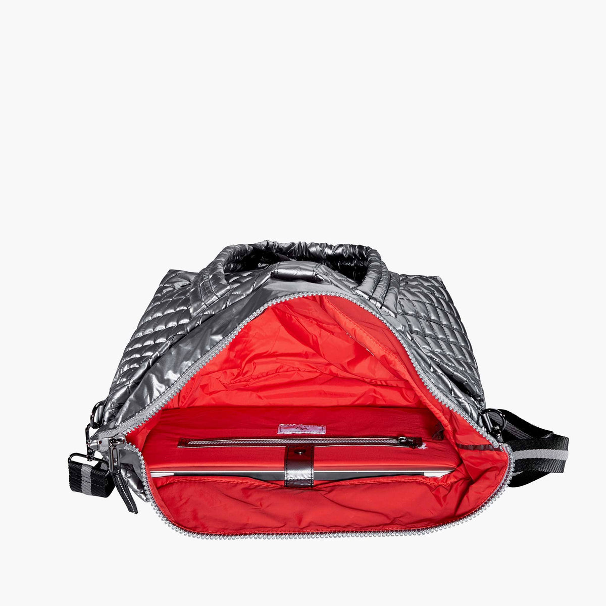 Kitchen Sink Tote Gunmetal Silver D6041