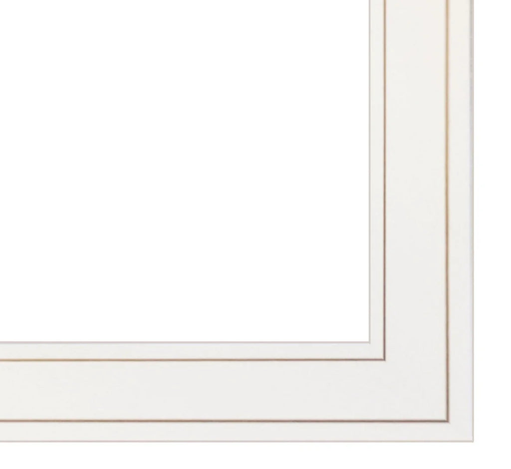 2-Piece Framed Print with White Frame O975