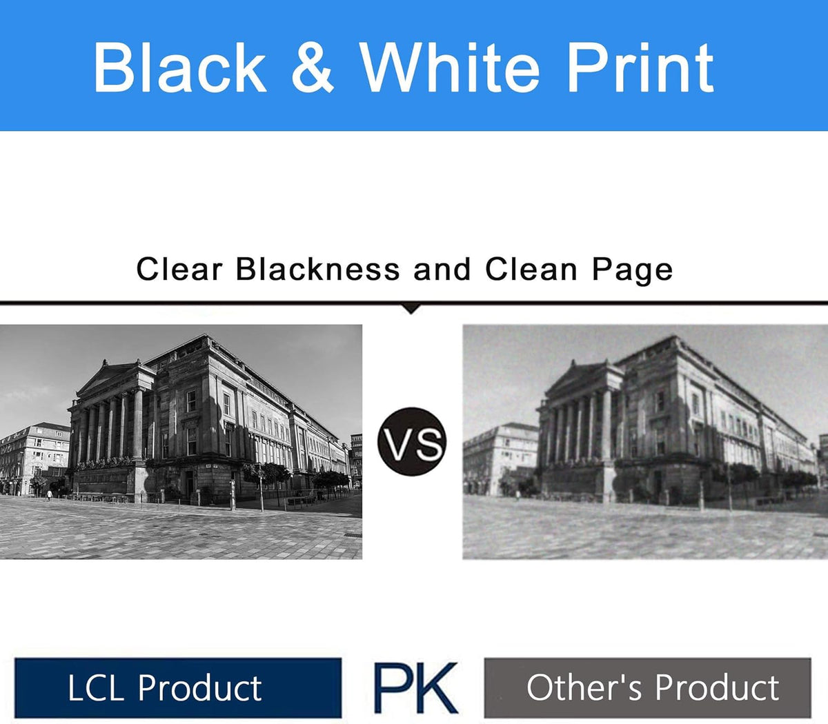 Compatible Toner Cartridge Replacement for Lexmark 24B6186 16000 Pages Black (1-Pack) Pack of 2 O59121
