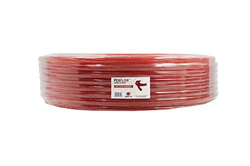Oxygen Barrier Red Pex Tubing, 3/8" x 100' O163