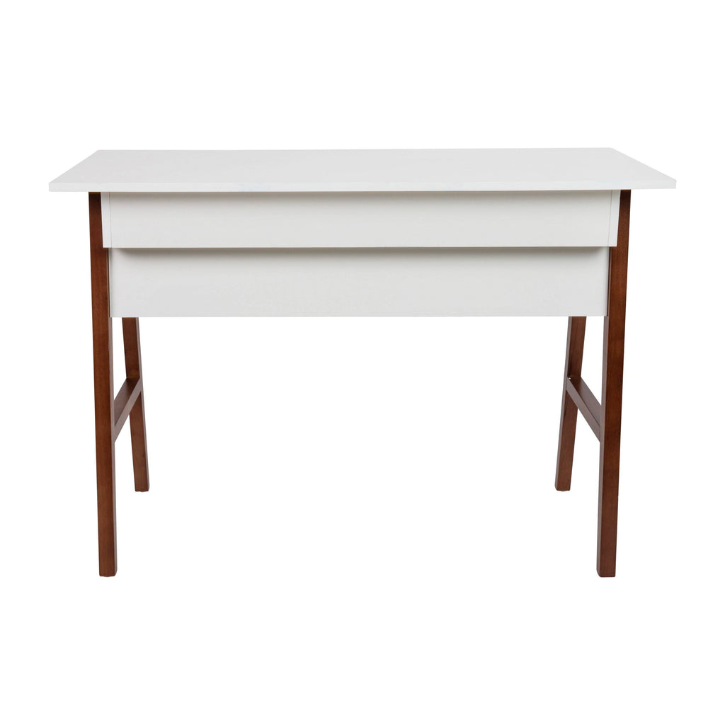 Black Writing Computer Desk with Drawer H95418