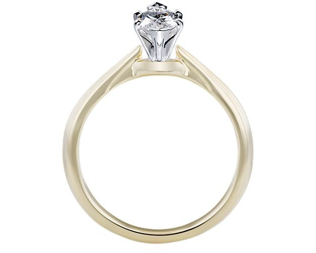 18K Yellow Gold Diamond Solitaire Ring Size 10.5 M5923