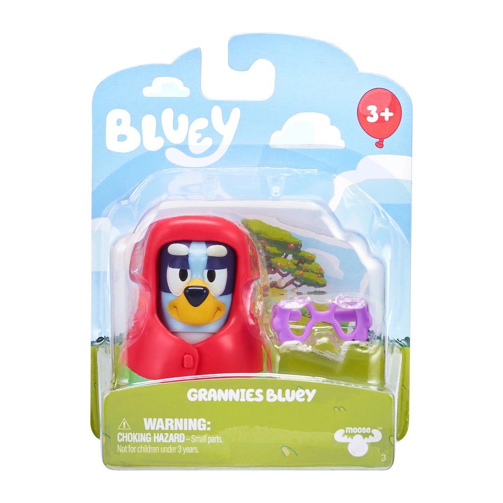 Bluey Story Starter Pack, 1 2-3" Plastic Toy Figure and Accessory, Multi-Color A64150