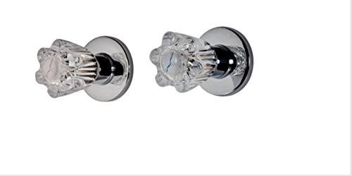 Polished Chrome 2-Handle 3-Spray Shower Faucet H56045