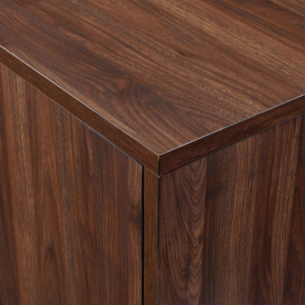 Mid-Century TV Console - Dark Walnut K569