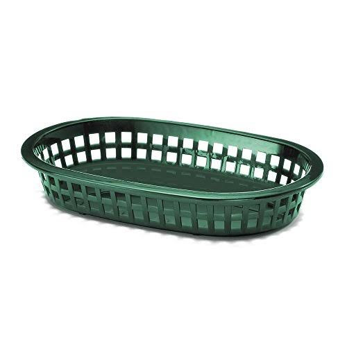 Forest Green Platter Basket R372