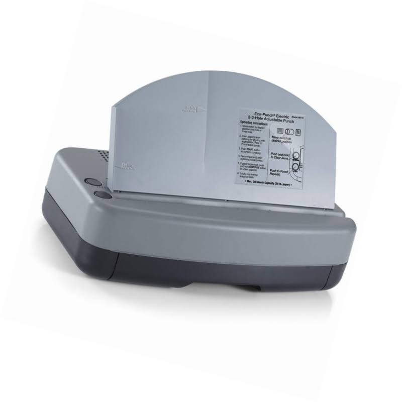 Electric Punch 2-3 Hole Adjustable, 30-Sheet Capacity T887