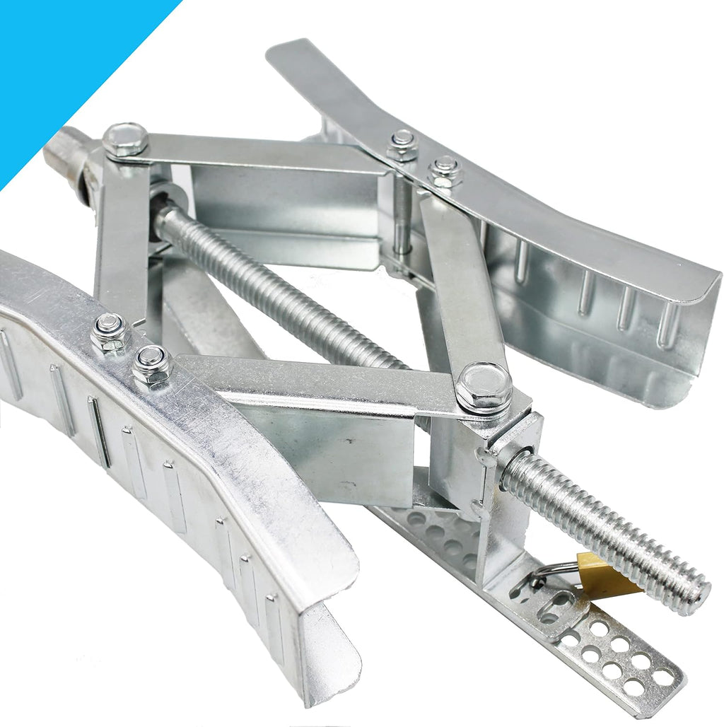 Camper Wheel Chock Stabilizer 2 Pack with Handle and Locks Q9679