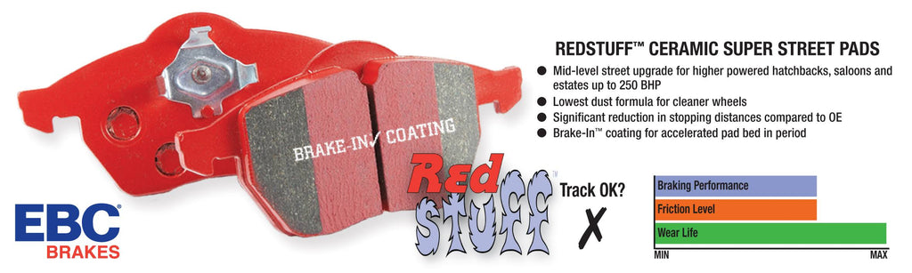 Redstuff Brake Pads for Porsche 911 S810770