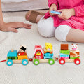Stacking Train Toy Wooden Train Set D4658